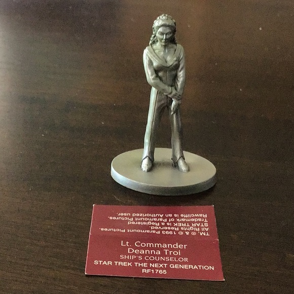 Set of 7 Star Trek: The Next Generation Pewter Characters - Picture 5 of 16